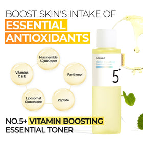 numbuzin close label view highlighting active ingredients and benefits