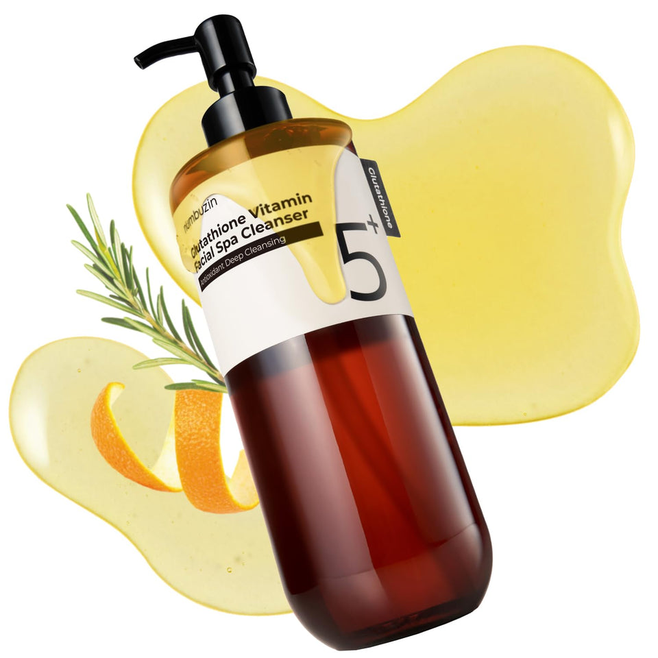 numbuzin No.5 front bottle showing label and volume, highlights radiance benefit