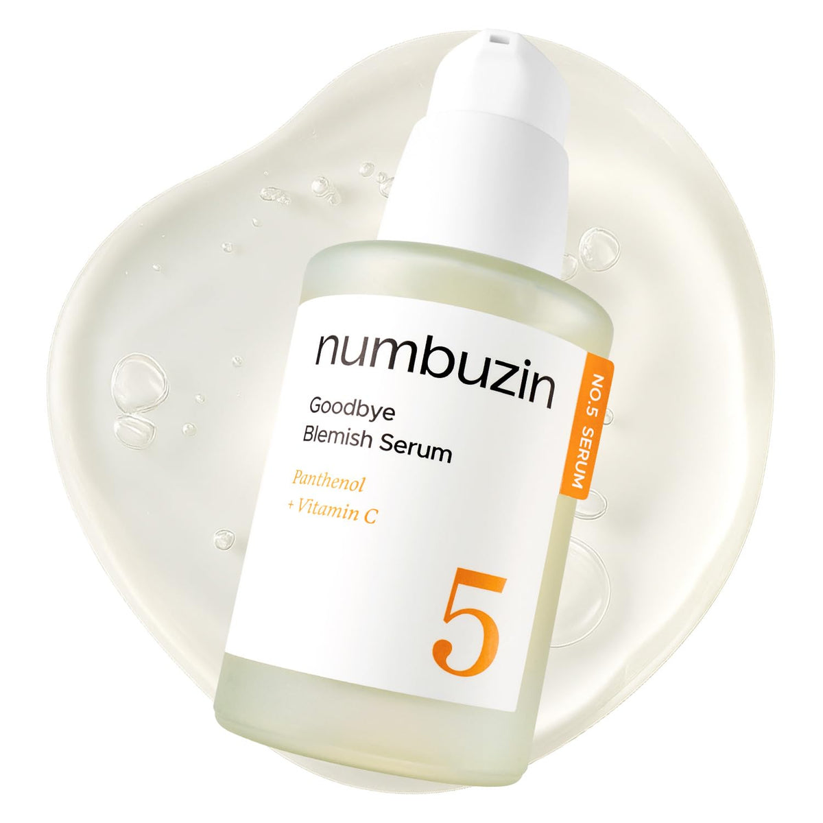 numbuzin No.5 front bottle showing label and compact design for everyday use