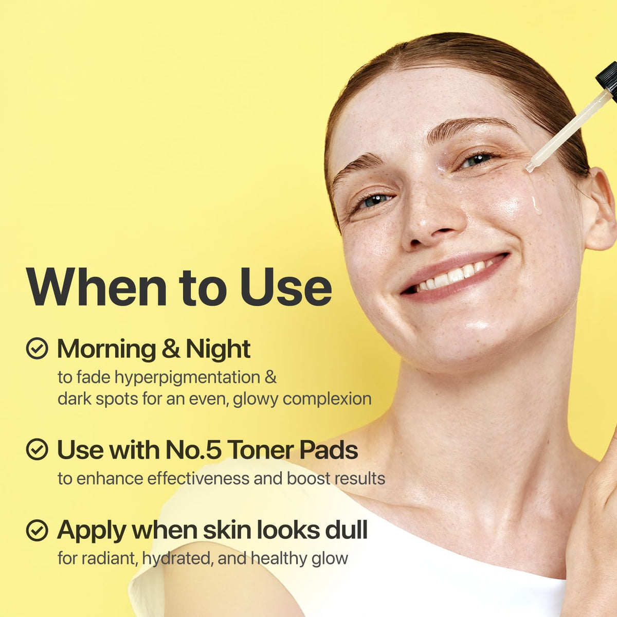 numbuzin No.5 on nightstand with cream illustrating evening routine benefit