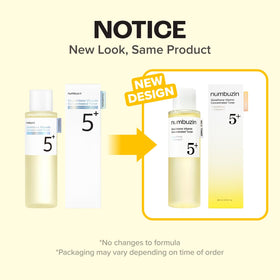 numbuzin pouring toner texture demonstrating lightweight essence hydration