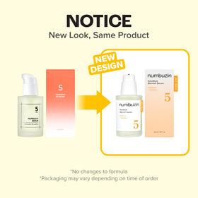 numbuzin No.5 pump dispense close-up highlighting easy controlled application