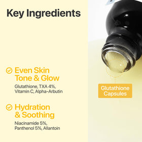 numbuzin No.5 serum on hand illustrating non-greasy finish benefit