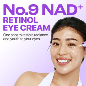 numbuzin No.9 cream texture close-up showing fast-absorbing, non-greasy finish