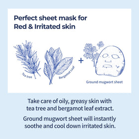 numbuzin open box with five sheets for quick, single-use treatments