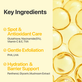 numbuzin pad soaked with essence showing liquid drop for concentrated ingredient delivery