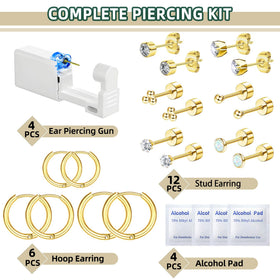 Nunpag disposable piercing gun detail showing easy mechanism