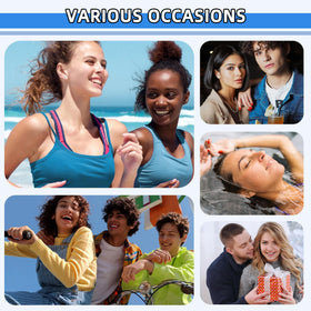 Nunpag lifestyle scene of ear piercing in progress showing easy at-home use
