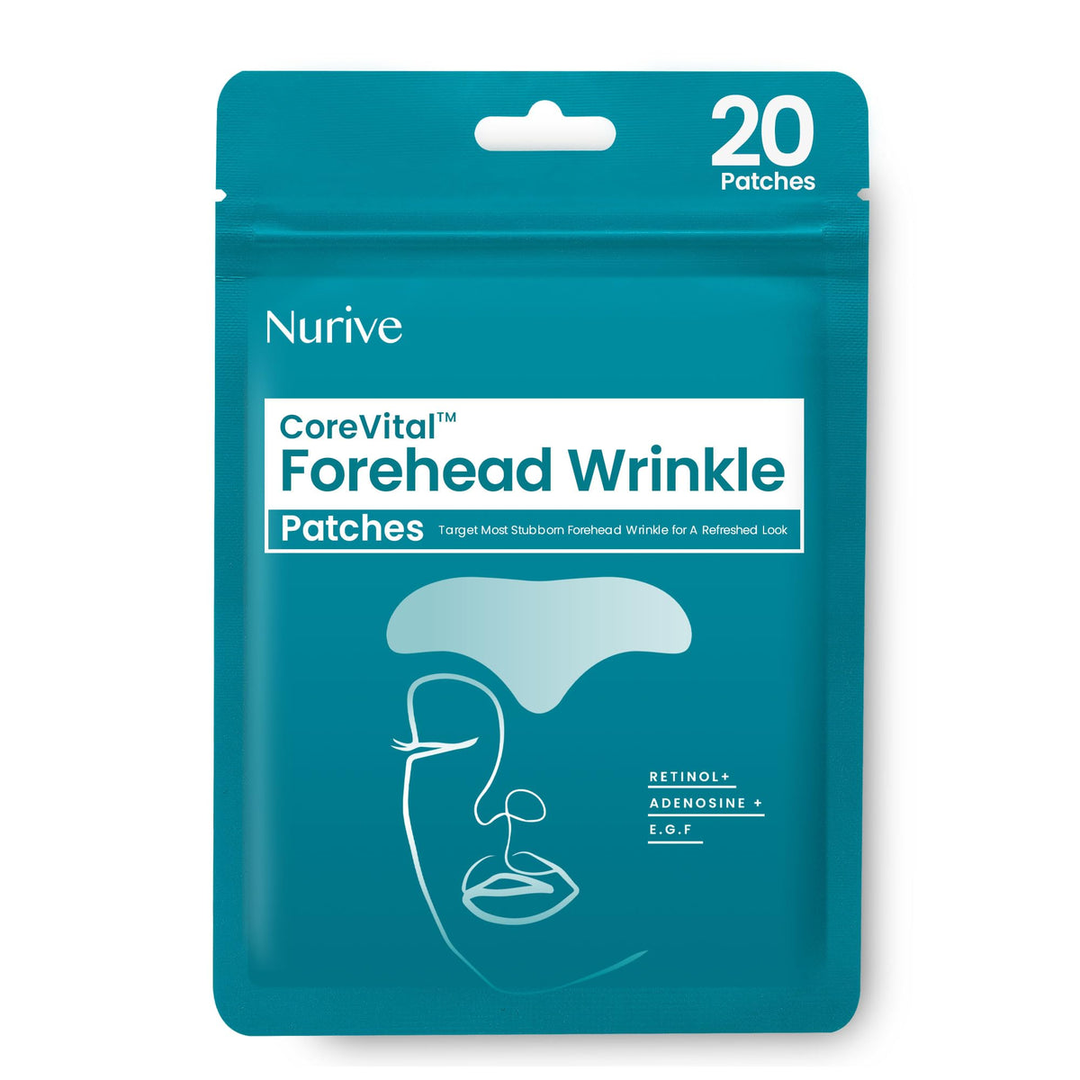 NURIVE front packaging showing product and quantity for easy identification and confidence