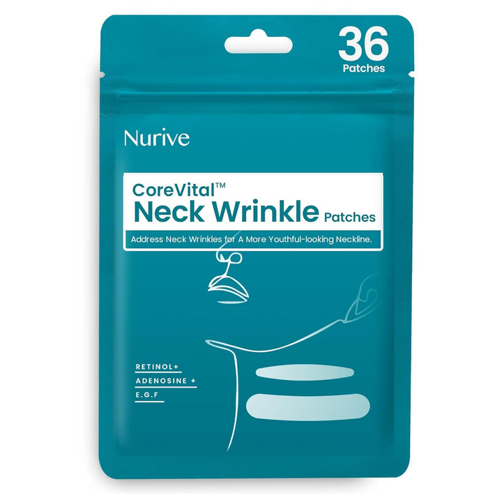 NURIVE front packaging showing 60-count patches and benefits