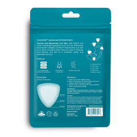 NURIVE resealable pouch storing patches to preserve adhesion and hygiene