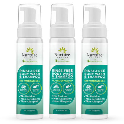 Nurture Valley front bottle showing label and citrus scent benefit