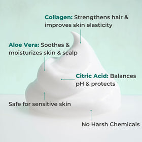 Nurture Valley label close-up highlighting aloe and collagen