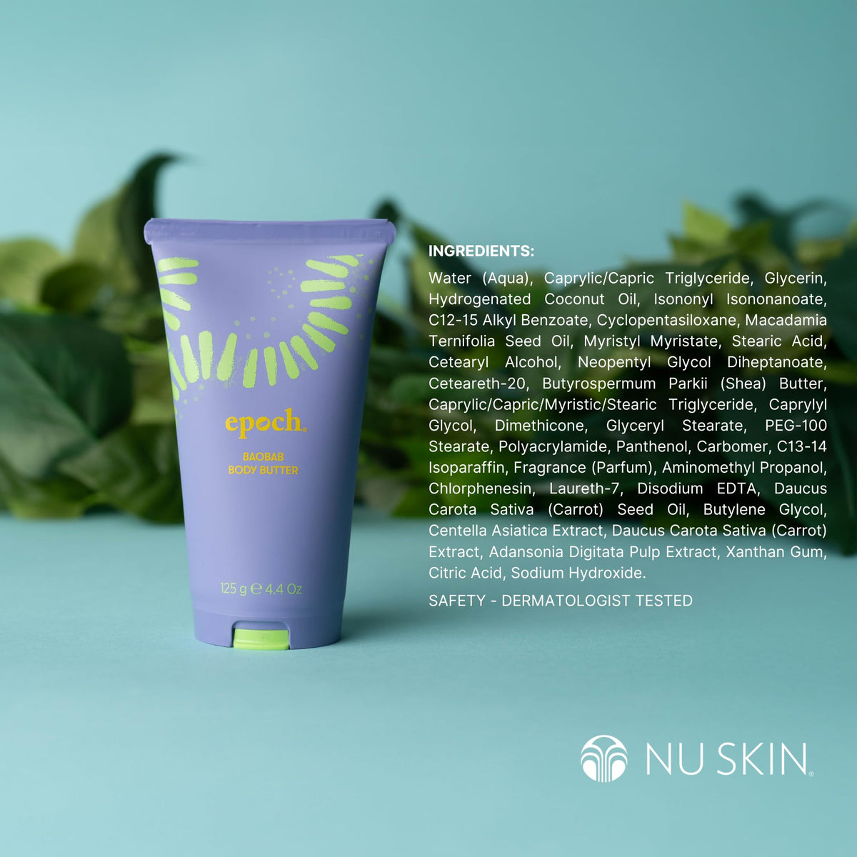 Nu Skin cream texture close-up demonstrating rich, spreadable hydration