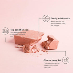 Nu Skin Glacial Marine Mud texture close-up showing mineral-rich conditioning