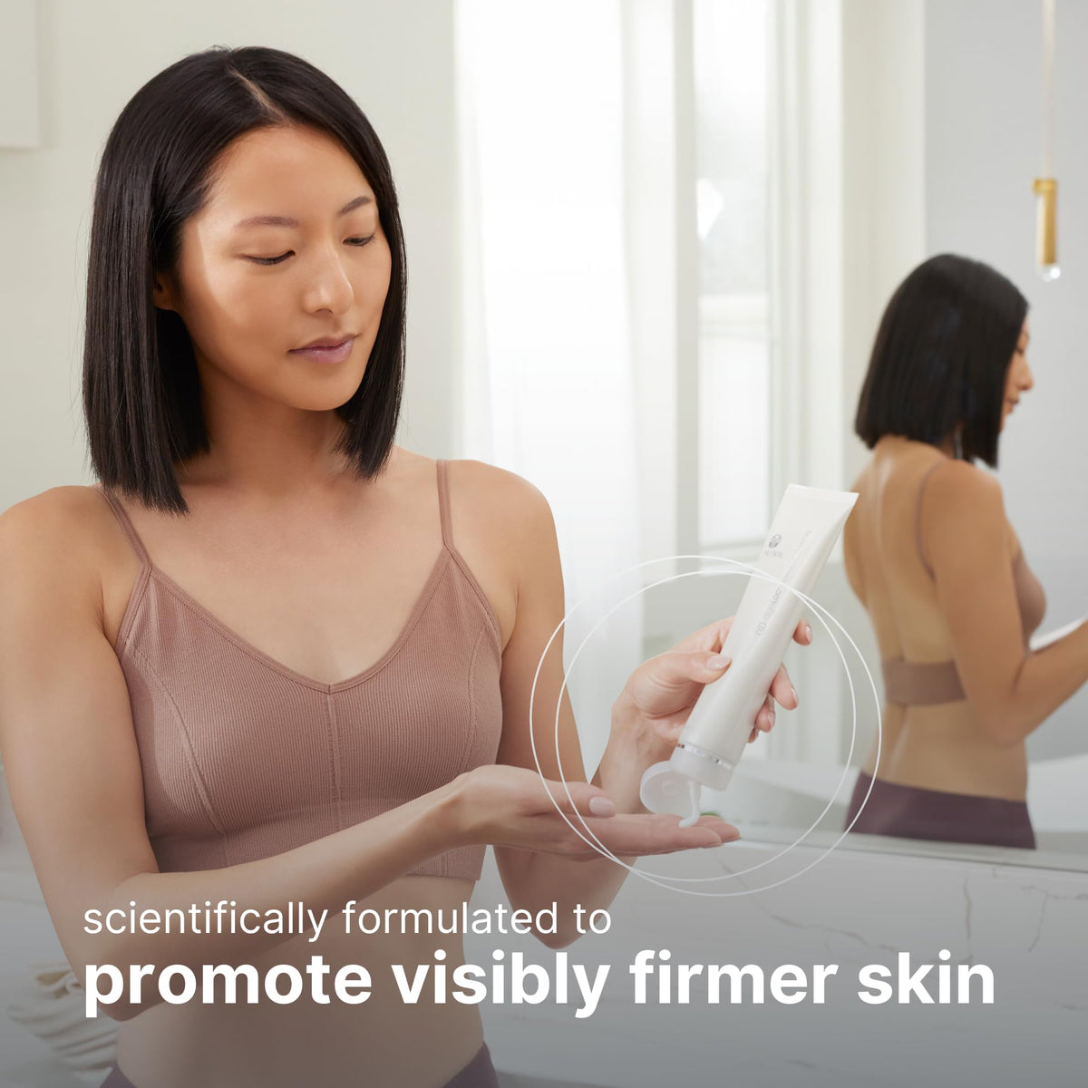 Nu Skin hibiscus extract ingredient visual conveying antioxidant benefit for skin
