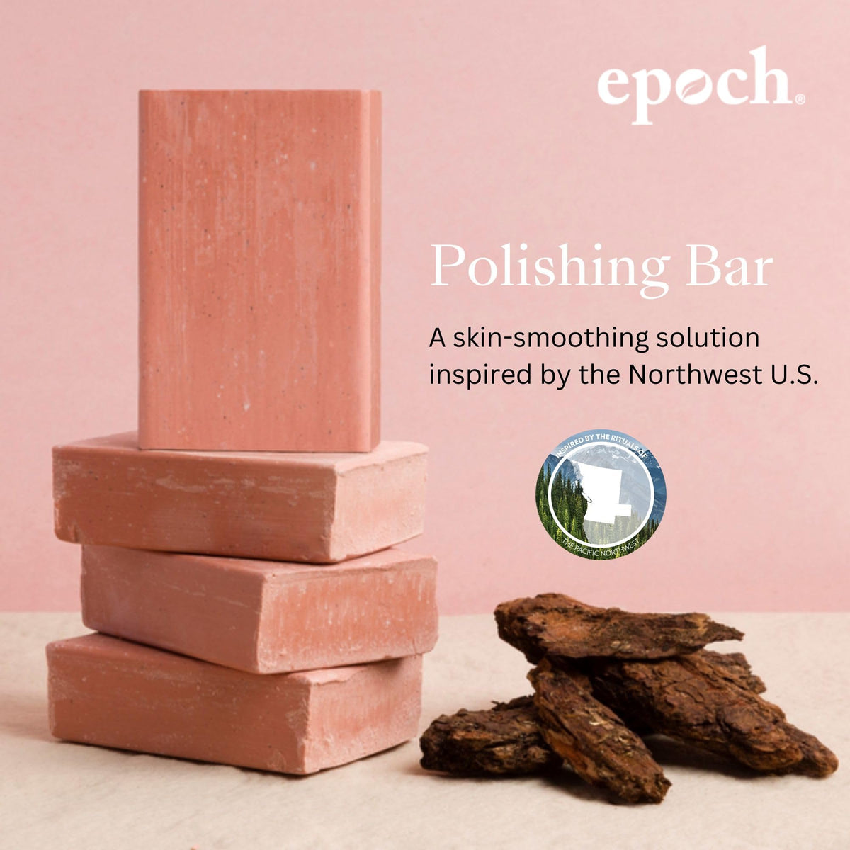 Nu Skin polishing bar close-up highlighting smooth texture and gentle polish