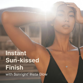 Nu Skin Sunright being applied to arm for even, streak-free color