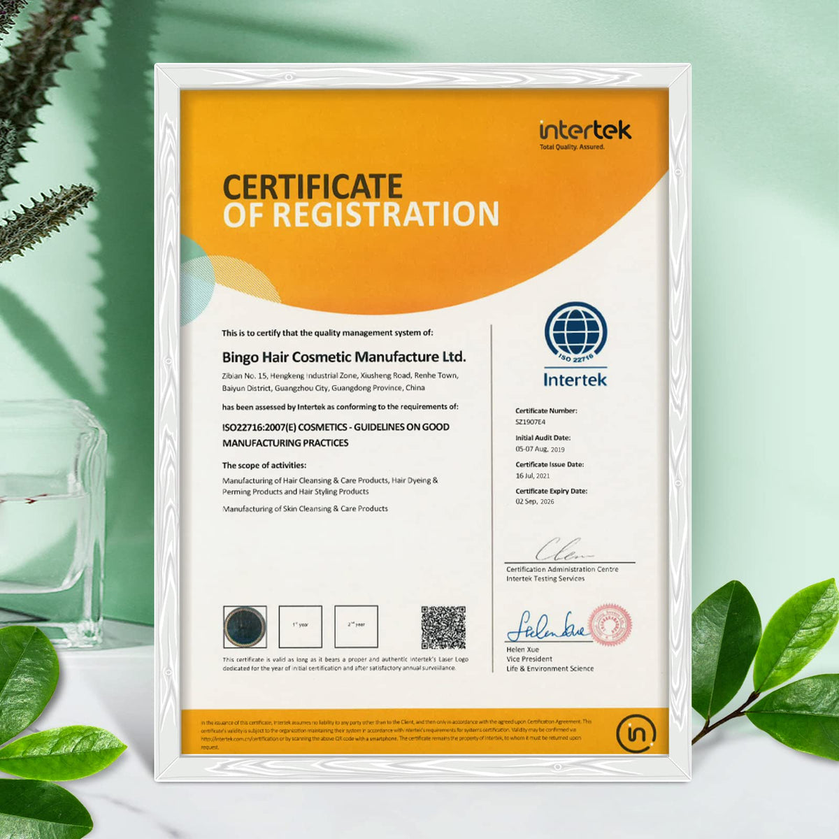 NUSPA label closeup highlighting ingredients list and organic formulation benefits