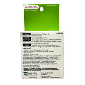 Nutra Nail before and after nails showing stronger, healthier appearance
