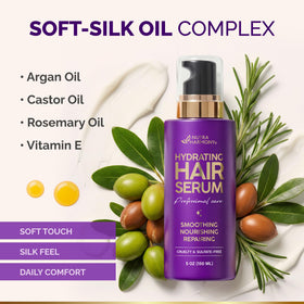 NUTRAHARMONY smoothing dry hair to tame frizz and add shine