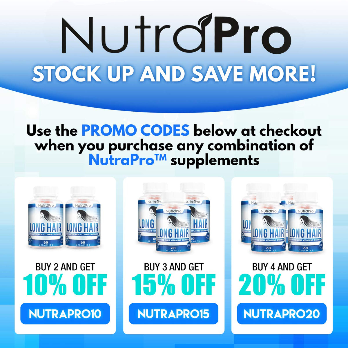 NutraPro gummies beside hairbrush illustrating hair-care support