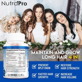 Hand holding NutraPro gummy to show size and chewable convenience