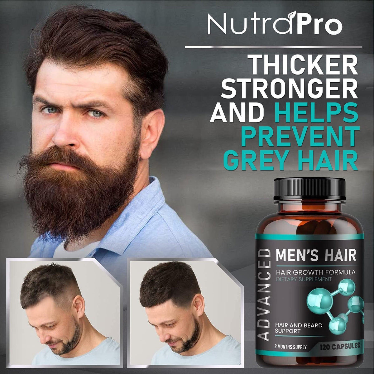 NutraPro open bottle with capsules close-up highlighting capsule texture and quality