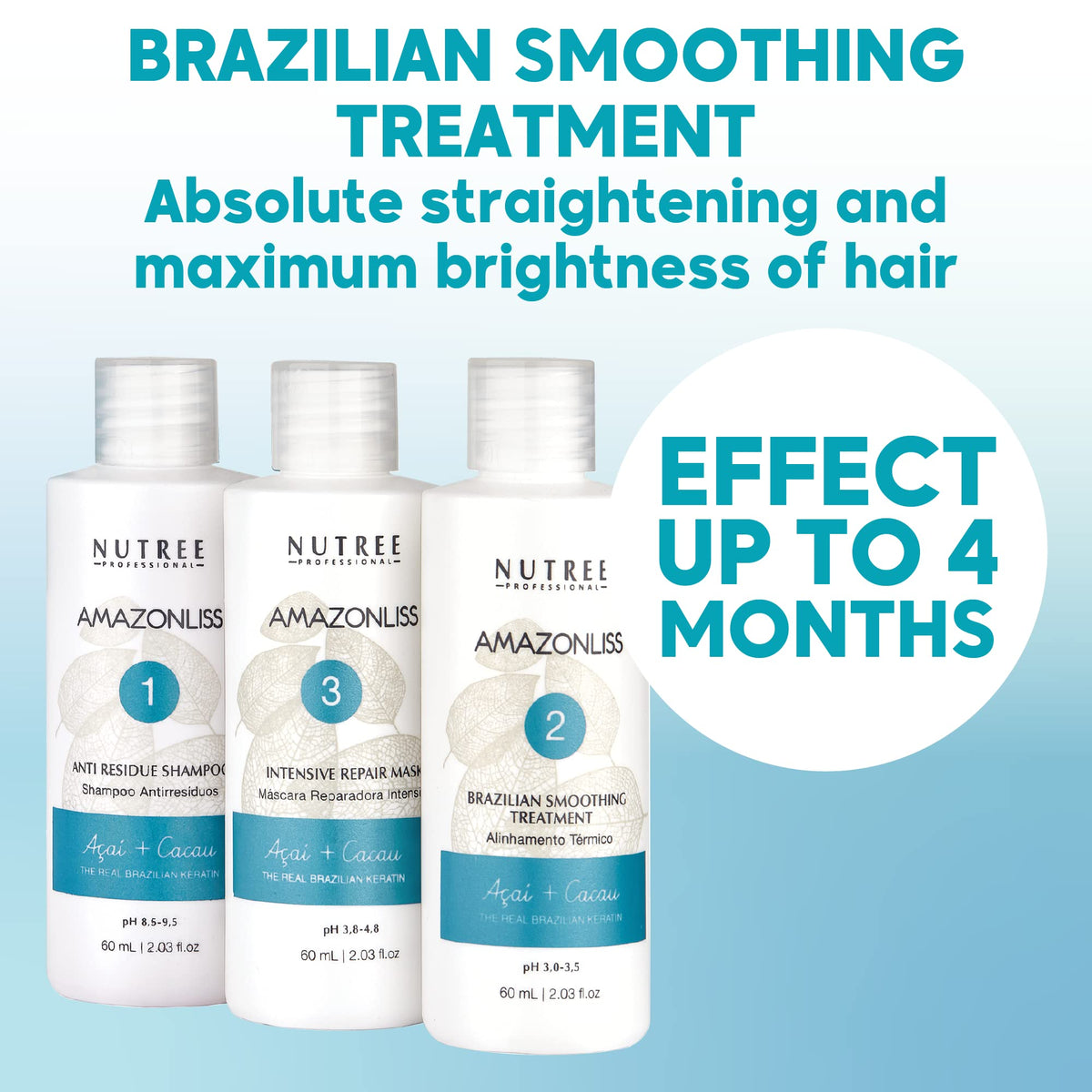 Nutree Professional Amazonliss cream texture close-up showing smooth formula and spreadability
