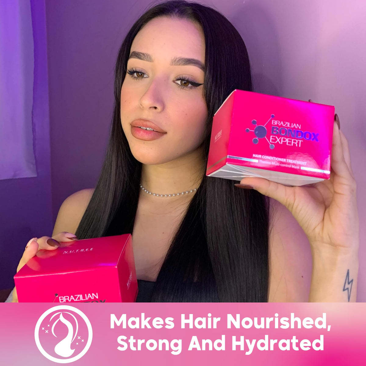 Nutree Professional close-up of almond oil and collagen blend