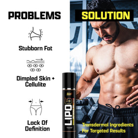 Nutrex Research Lipo-6 gel texture close-up highlighting fast absorption