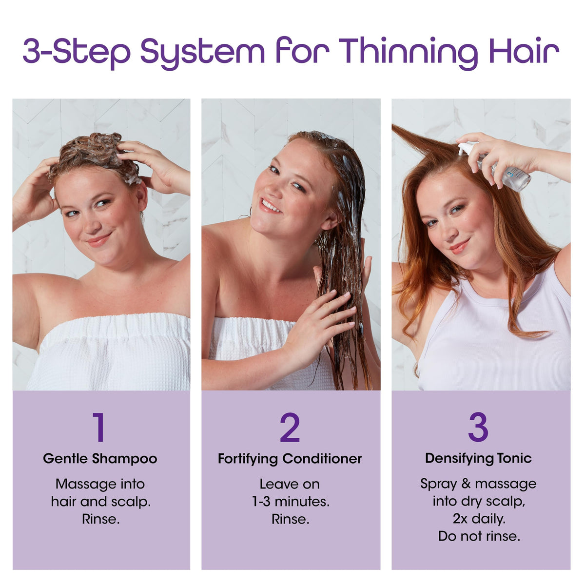 NUTRI-OX in-use shampooing hair showcasing refreshed scalp sensation