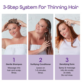 NUTRI-OX in-use shampooing hair showcasing refreshed scalp sensation