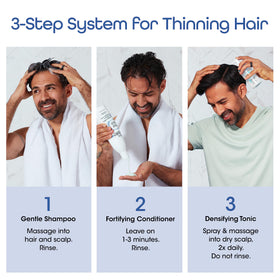 NUTRI-OX shampoo in hand demonstrating easy application and control