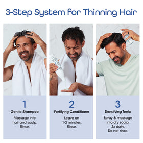 NUTRI-OX applied to scalp demonstrating targeted use for fuller-looking hair