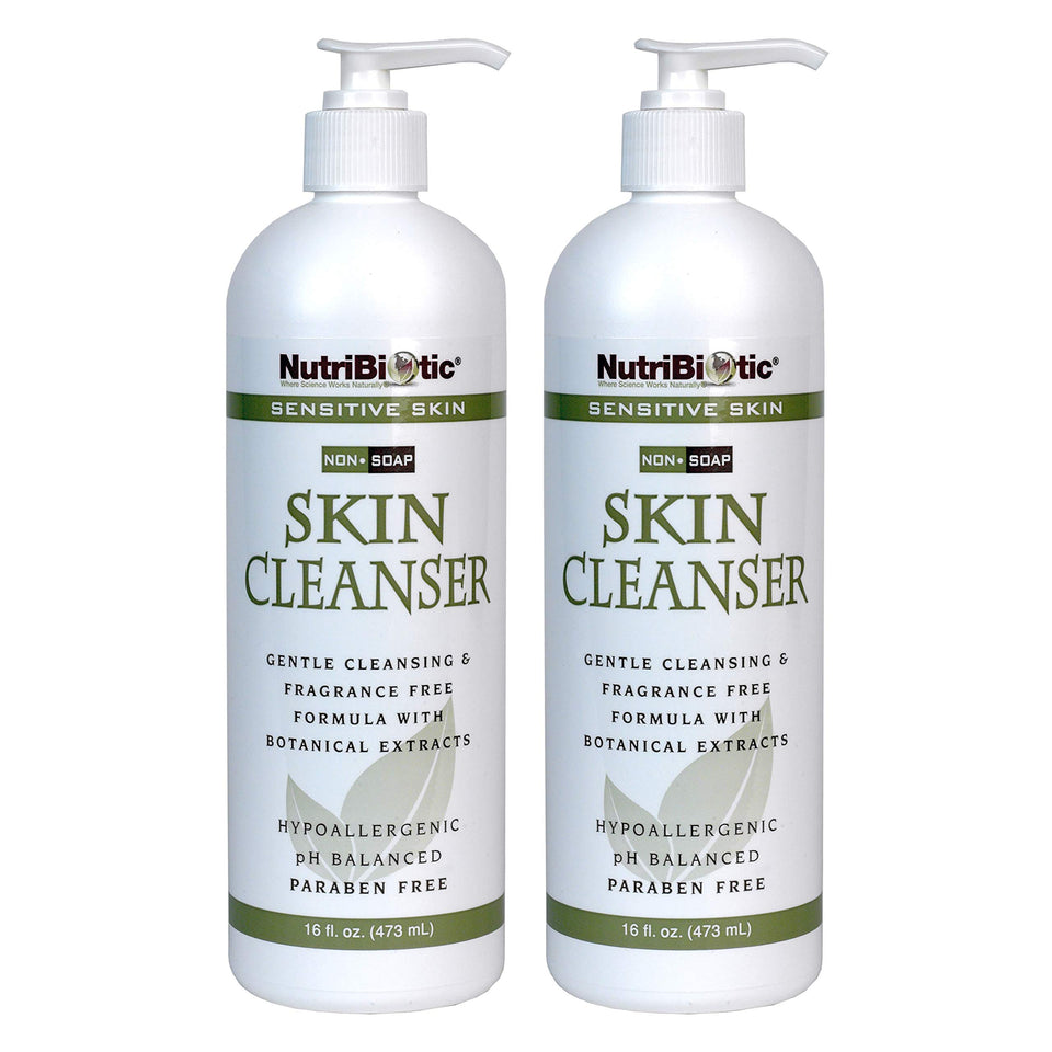 NutriBiotic front packaging twin pack showing label and size benefit