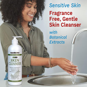 NutriBiotic pump dispenser close-up, easy dispensing for daily use