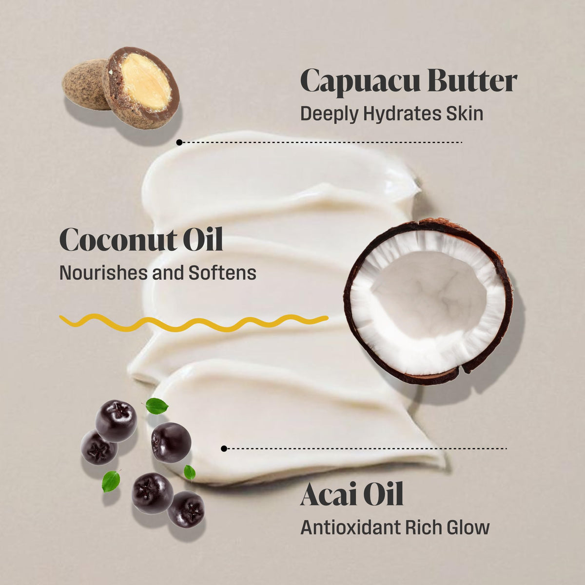 Nutrius 6 fl oz jar next to everyday items to show compact travel size
