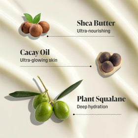 Nutrius creamy texture close-up demonstrating smooth spreadability and quick absorption benefit