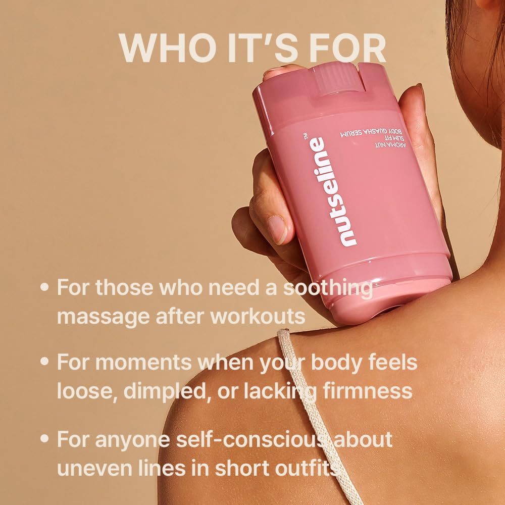 nutseline stick held in hand showing compact size for travel convenience
