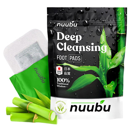 Nuubu front packaging showing 10-count pads and natural ingredients, easy overnight use