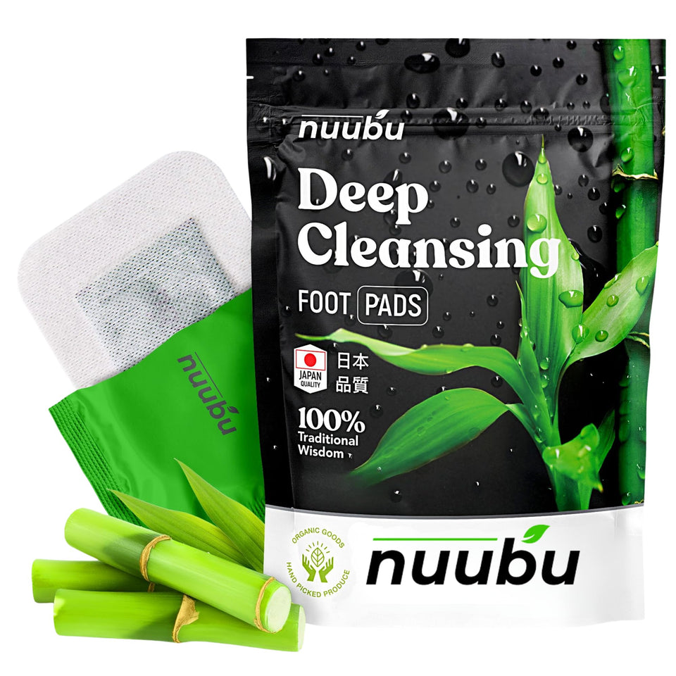 Nuubu front packaging showing 10-count pads and natural ingredients, easy overnight use
