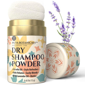 Nuva Botanicals front package travel size showing compact container and branding benefit