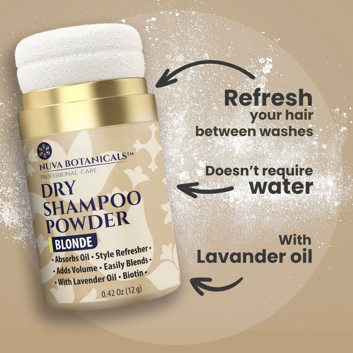 Nuva Botanicals size comparison in hand highlighting portable travel convenience