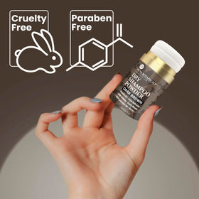 Nuva Botanicals ingredient shot with lavender and ginseng highlighting natural care