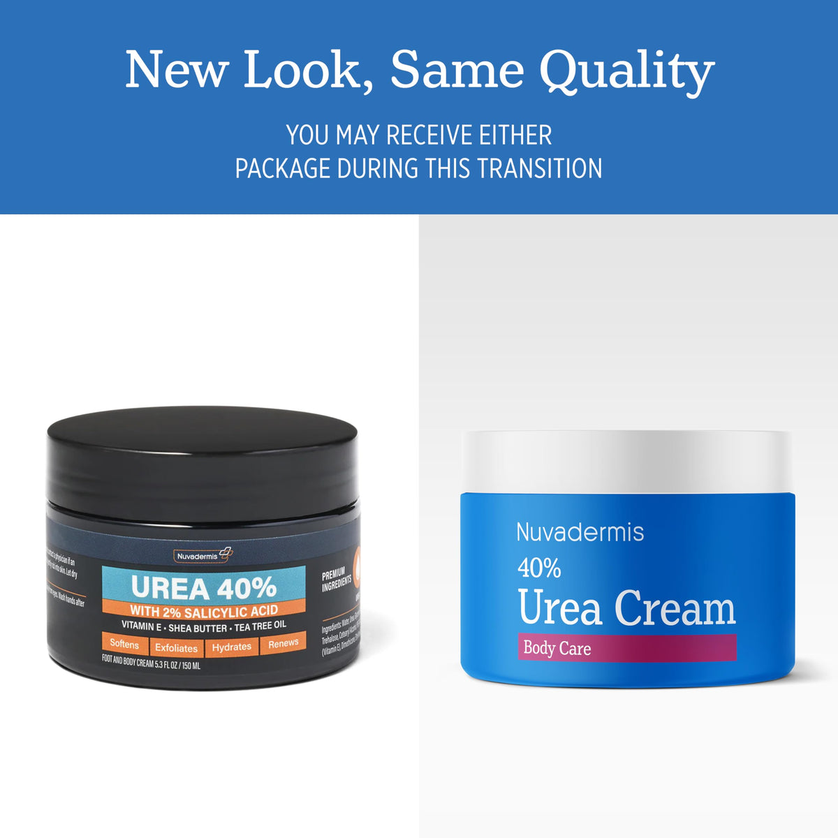 NUVADERMIS cream texture close-up illustrating rich, fast-absorbing formula
