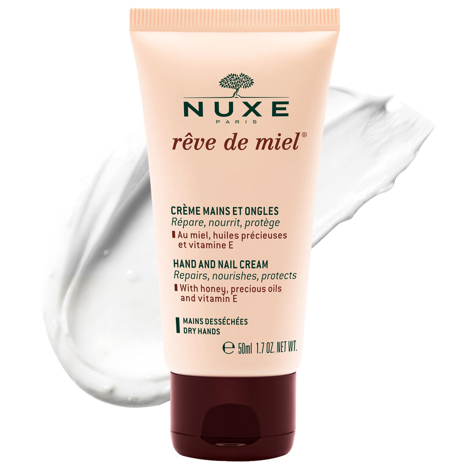 NUXE compact tube front showing product branding and size for quick recognition and portability