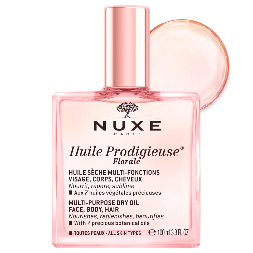 NUXE front bottle view showing elegant packaging and hydration benefit