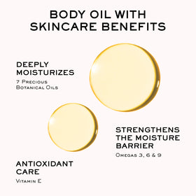 NUXE botanicals flatlay highlighting seven plant oils and nourishment