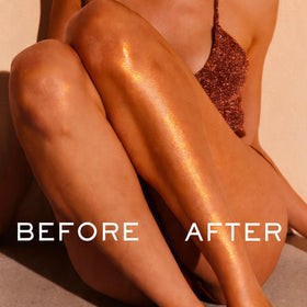 NUXE oil applied on arm showing lightweight hydration and instant satin glow